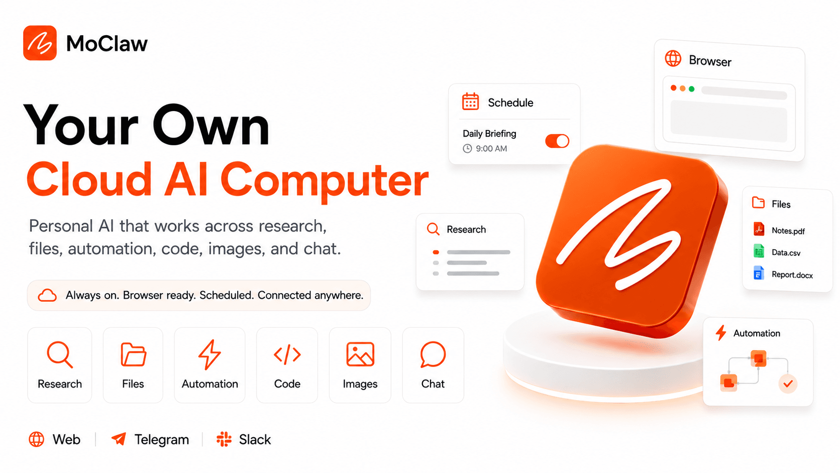 MoClaw screenshot 1