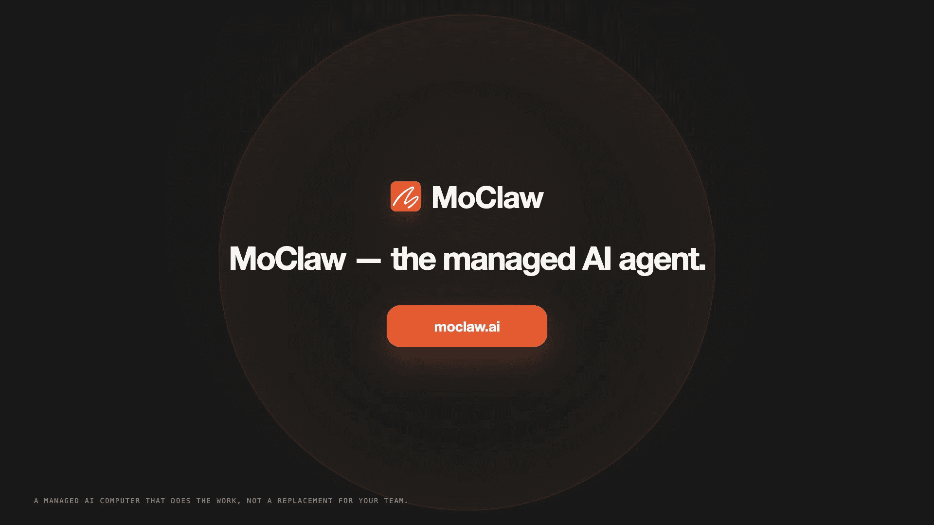 The corrected closing frame using the official MoClaw logo
